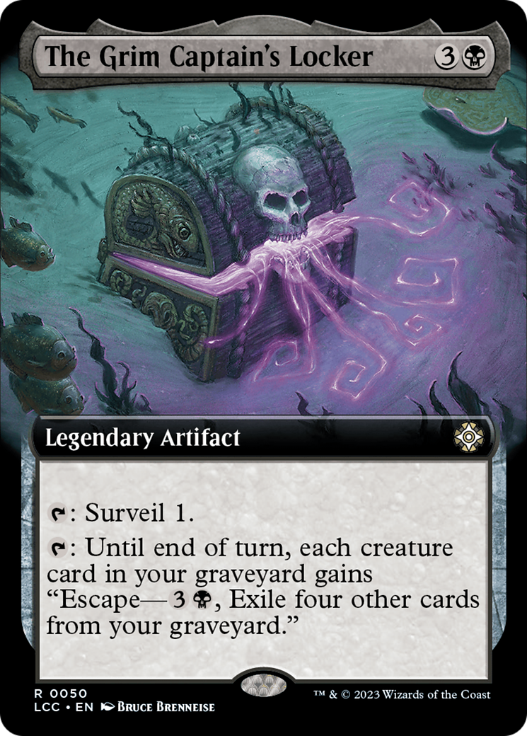 The Grim Captain's Locker (Extended Art) (050) - The Lost Caverns of Ixalan Commander