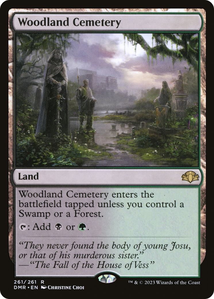 Woodland Cemetery [Dominaria Remastered] | Silver Goblin