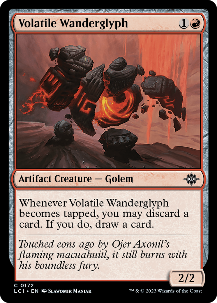 Volatile Wanderglyph [The Lost Caverns of Ixalan] Foil