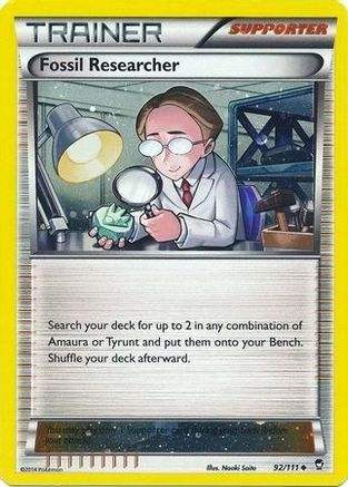 Fossil Researcher - 92/111 (Cosmos Holo) (92) Holofoil - Miscellaneous Cards & Products