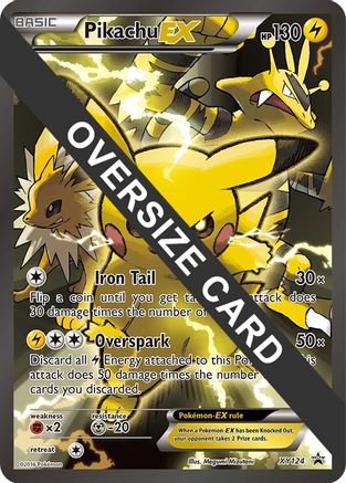 Pikachu EX (XY124) (Jumbo Card) [XY: Black Star Promos] | Silver Goblin