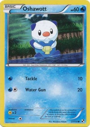 Oshawott - 27/114 (Cosmos Holo) (27) Holofoil - Alternate Art Promos