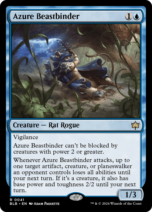 Azure Beastbinder [Bloomburrow] Foil