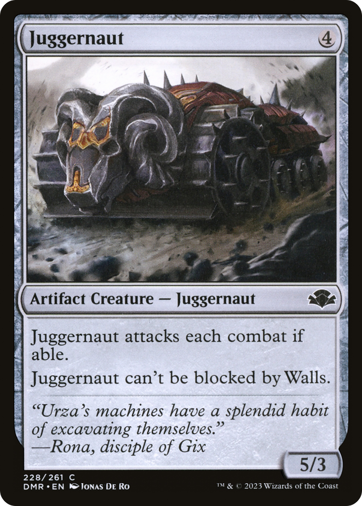 Juggernaut [Dominaria Remastered] Foil