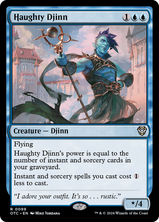 Haughty Djinn (099) - Outlaws of Thunder Junction Commander