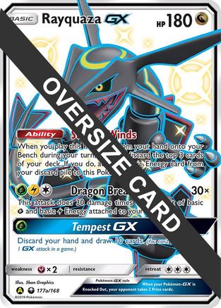 Rayquaza GX (177a/168) (Jumbo Card) [Sun & Moon: Celestial Storm] | Silver Goblin