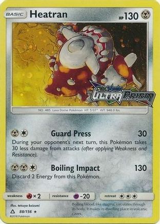 Heatran - 88/156 (Prerelease) (88) Holofoil - Alternate Art Promos