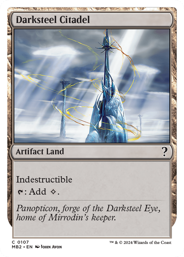Darksteel Citadel (White Border) (107) - Mystery Booster 2