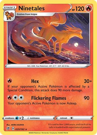 Ninetales (25) - SWSH02 Rebel Clash