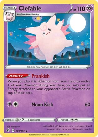 Clefable (75) Holofoil - SWSH02 Rebel Clash