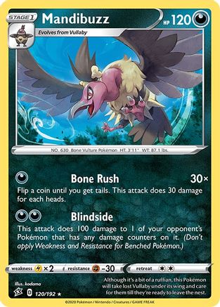 Mandibuzz (120) - SWSH02 Rebel Clash