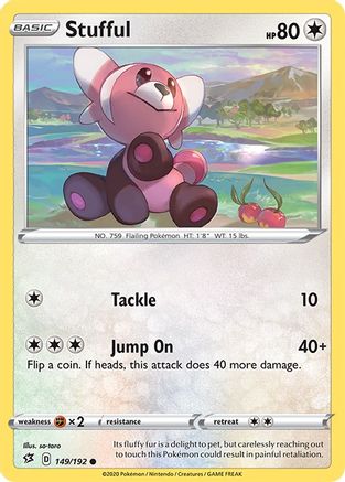 Stufful (149/192) [Sword & Shield: Rebel Clash] Reverse Holofoil