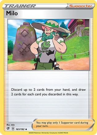 Milo (161) - SWSH02 Rebel Clash