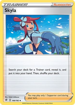 Skyla (166) - SWSH02 Rebel Clash