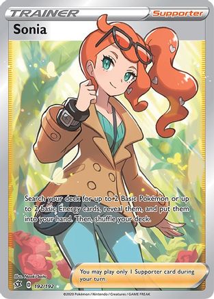 Sonia (Full Art) (192) Holofoil - SWSH02 Rebel Clash