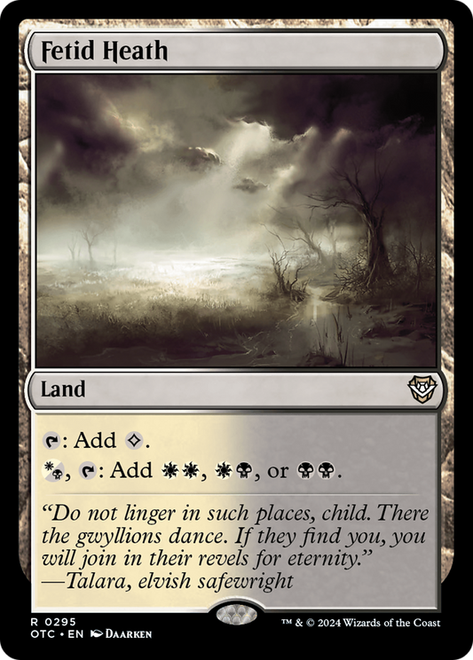 Fetid Heath (295) - Outlaws of Thunder Junction Commander