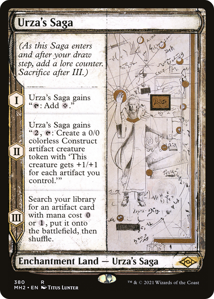 Urza's Saga (Sketch) [Modern Horizons 2] | Silver Goblin