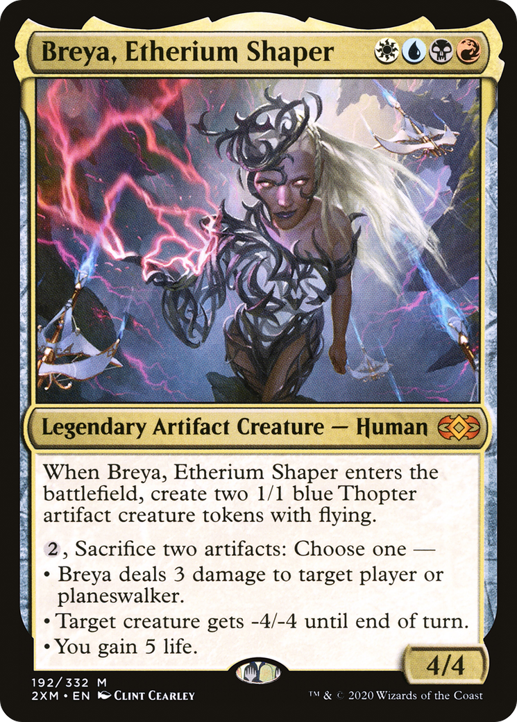 Breya, Etherium Shaper (192) Foil - Double Masters