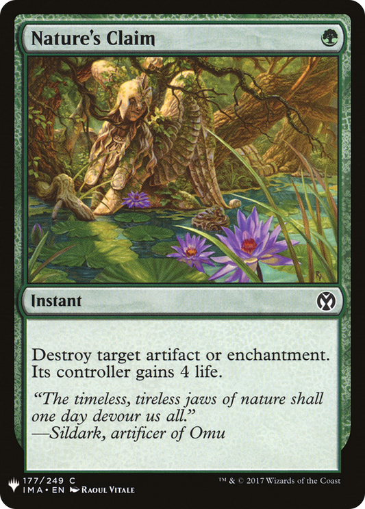 Nature's Claim (IMA-177) - The List
