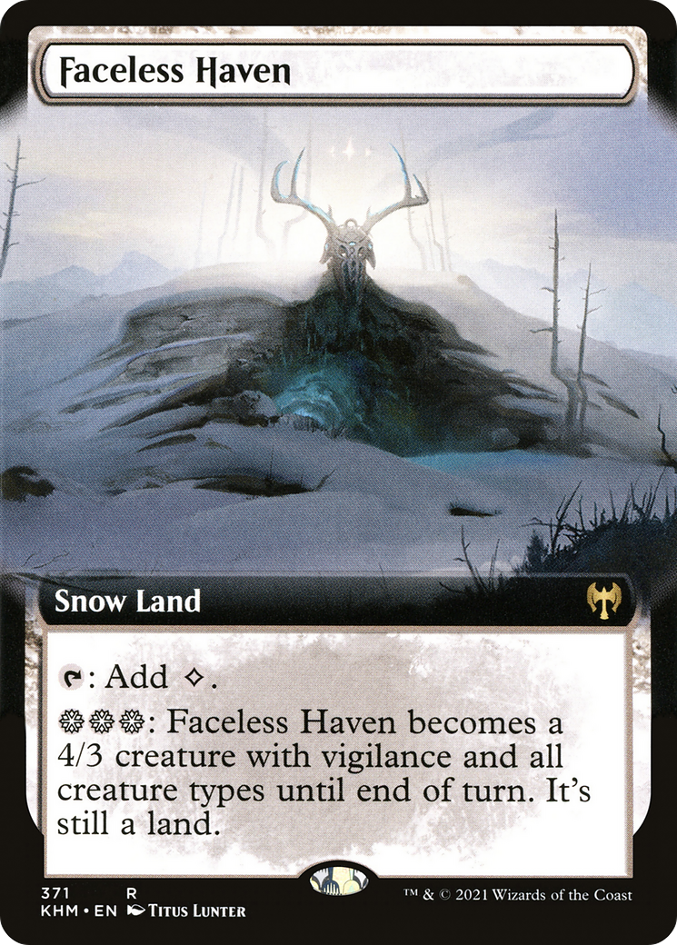 Faceless Haven (Extended Art) (371) Foil - Kaldheim