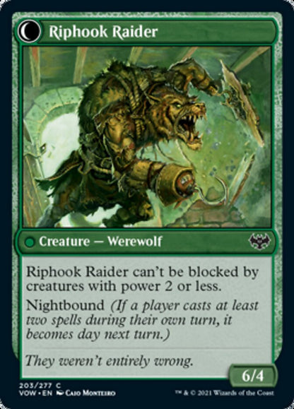 Hookhand Mariner // Riphook Raider (203) Foil - Innistrad: Crimson Vow