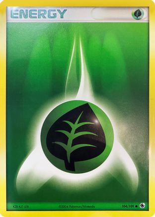 Grass Energy - 104/109 (EX Hidden Legends) (104) - Deck Exclusives