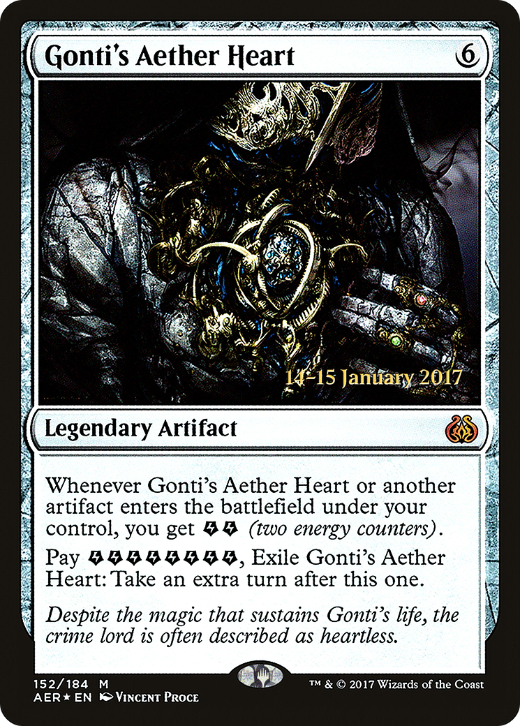 Gonti's Aether Heart (152) Foil - Aether Revolt Promos