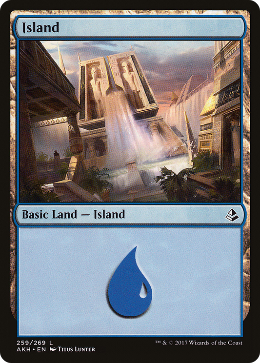 Island (259) [Amonkhet] Foil