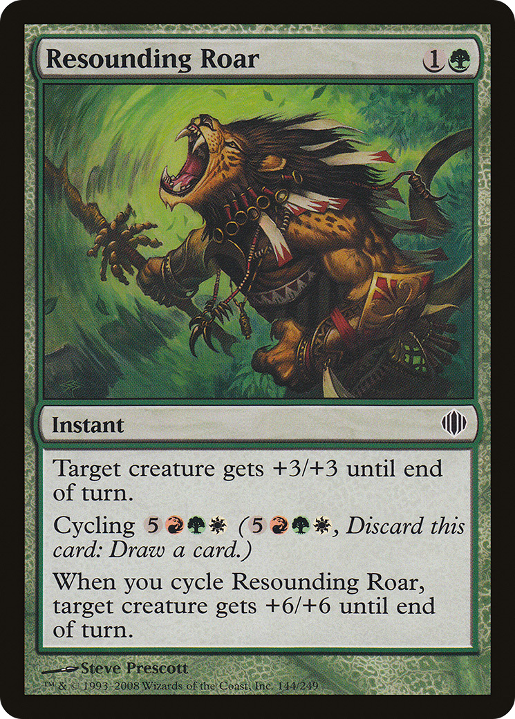 Resounding Roar [Shards of Alara] | Silver Goblin