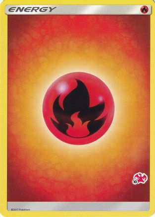 Fire Energy (#10 Charizard Stamped) () - Battle Academy