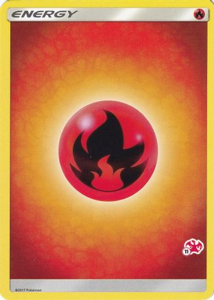 Fire Energy (#11 Charizard Stamped) () - Battle Academy