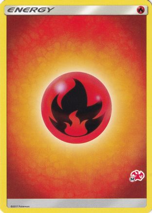 Fire Energy (#32 Charizard Stamped) () - Battle Academy