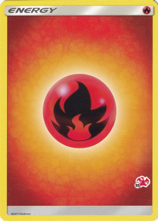 Fire Energy (#35 Charizard Stamped) () - Battle Academy