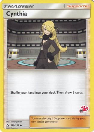 Cynthia - 119/156 (#59 Charizard Stamped) (119) - Battle Academy