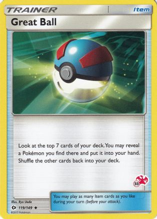 Great Ball - 119/149 (#33 Charizard Stamped) (119) - Battle Academy