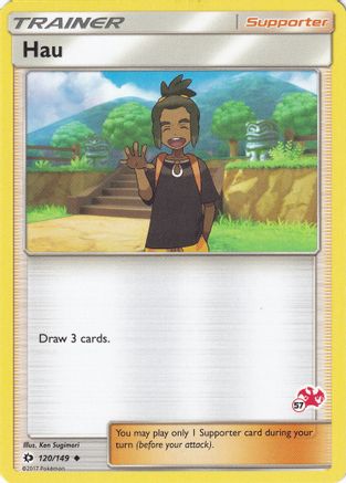 Hau - 120/149 (#57 Charizard Stamped) (120) - Battle Academy