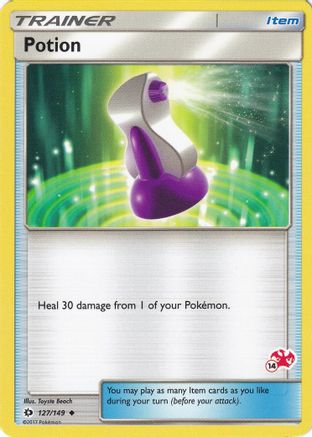 Potion - 127/149 (#14 Charizard Stamped) (127) - Battle Academy
