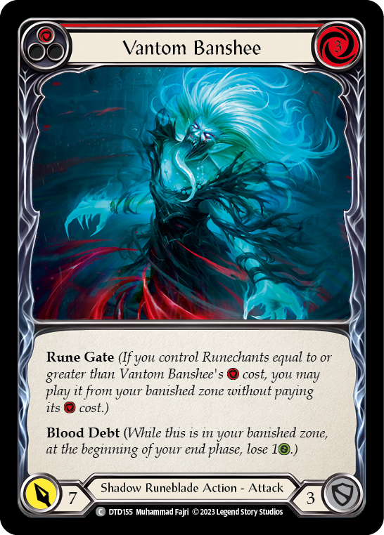 Vantom Banshee (Red) [DTD155] (Dusk Till Dawn) | Silver Goblin