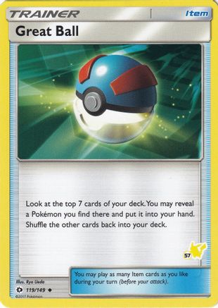 Great Ball - 119/149 (#57 Pikachu Stamped) (119) - Battle Academy