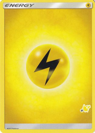 Lightning Energy (#21 Pikachu Stamped) () - Battle Academy
