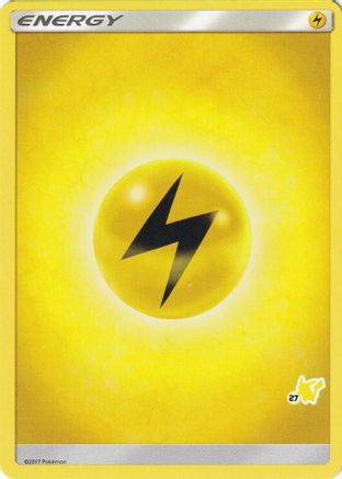 Lightning Energy (#27 Pikachu Stamped) () - Battle Academy