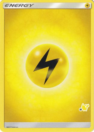 Lightning Energy (#31 Pikachu Stamped) () - Battle Academy
