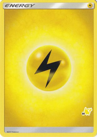 Lightning Energy (#39 Pikachu Stamped) () - Battle Academy