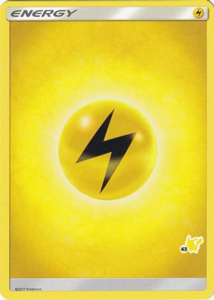 Lightning Energy (#43 Pikachu Stamped) () - Battle Academy
