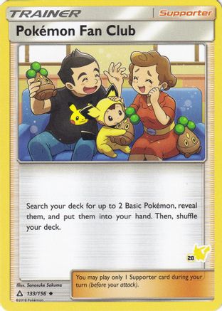 Pokemon Fan Club - 133/156 (#28 Pikachu Stamped) (133) - Battle Academy