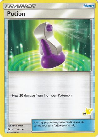 Potion - 127/149 (#20 Pikachu Stamped) (127) - Battle Academy