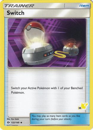 Switch - 132/149 (#36 Pikachu Stamped) (132) - Battle Academy