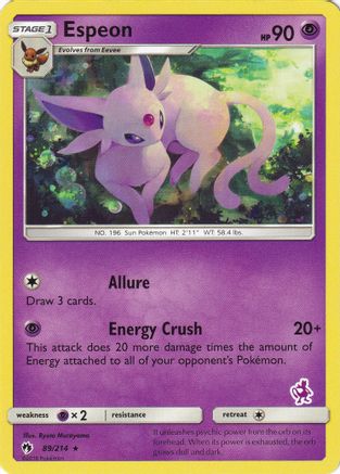 Espeon - 89/214 (Mewtwo Stamped) (89) - Battle Academy