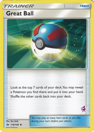 Great Ball - 119/149 (Mewtwo Stamped) (119) - Battle Academy