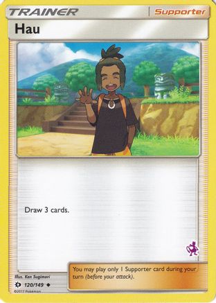 Hau - 120/149 (Mewtwo Stamped) (120) - Battle Academy